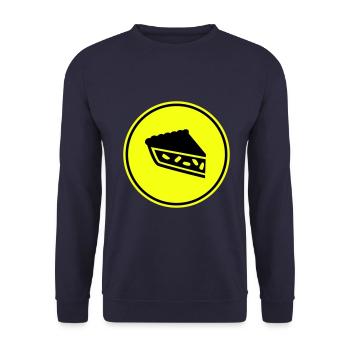 Apple pie - Unisex Sweatshirt - navy - Front - Alina (178cm) & Michal (187cm)