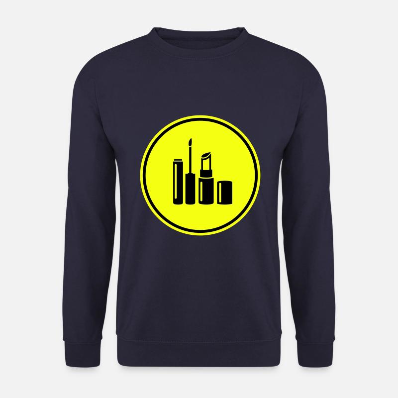 Make Up Cosmetics Icon - Unisex Sweatshirt - navy