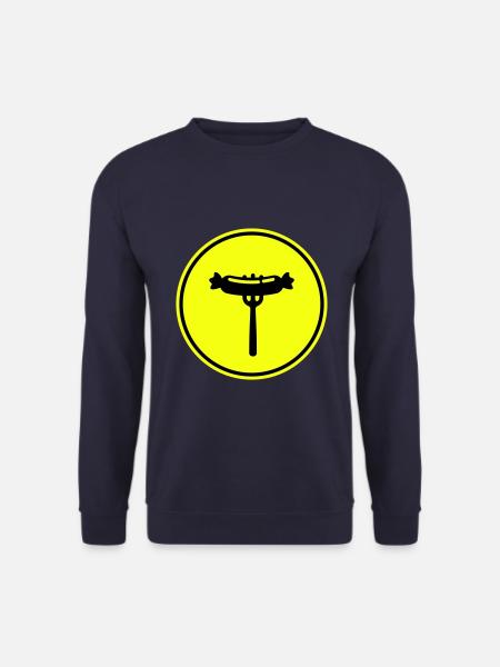 Bratwurst meat icon - Unisex Sweatshirt - navy
