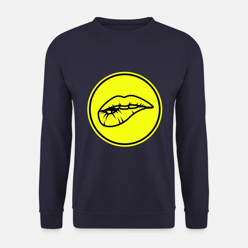 Lippen - Unisex Pullover - Navy