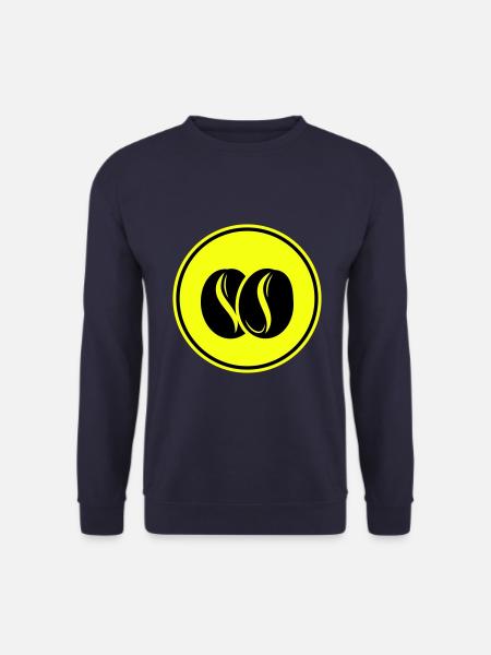 Coffee bean symbol - Unisex Sweatshirt - navy