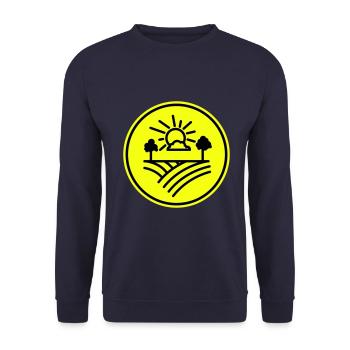 Agriculteur agricole - Sweat-shirt Unisexe - marine - Devant - Alina (178cm) & Michal (187cm)