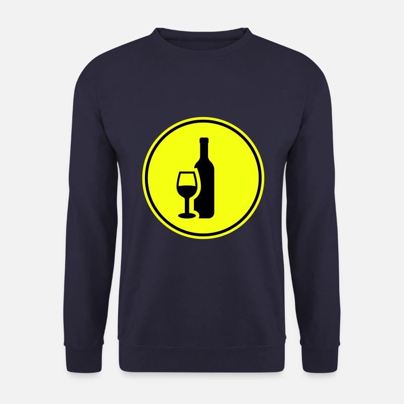 Wine Icon - Unisex Sweatshirt - navy