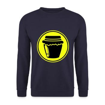Abeille symbole miel - Sweat-shirt Unisexe - marine - Devant - Alina (178cm) & Michal (187cm)