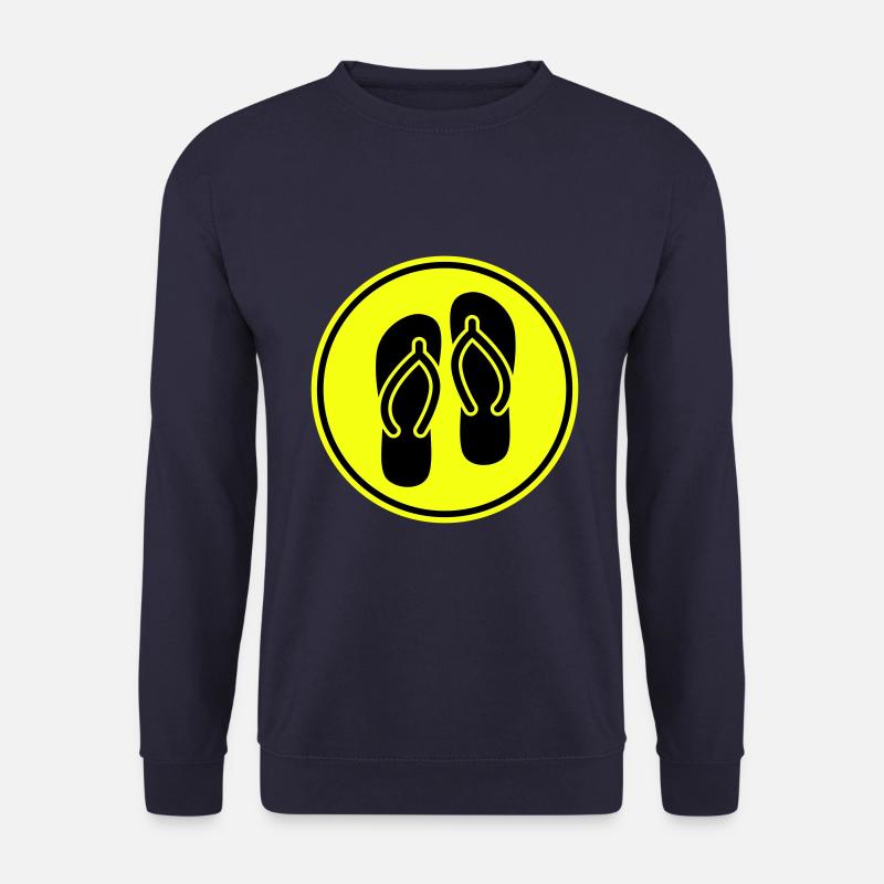 Badelatschen icon - Unisex Pullover - Navy
