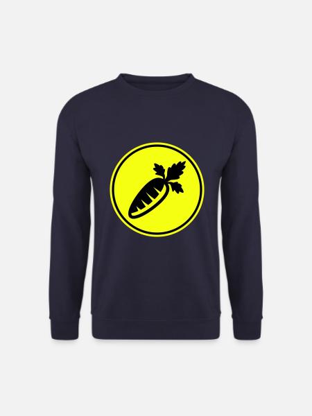 Carrot symbol - Unisex Sweatshirt - navy