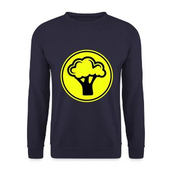 Légumes au brocoli - Sweat-shirt Unisexe - marine - Devant - Alina (178cm) & Michal (187cm)