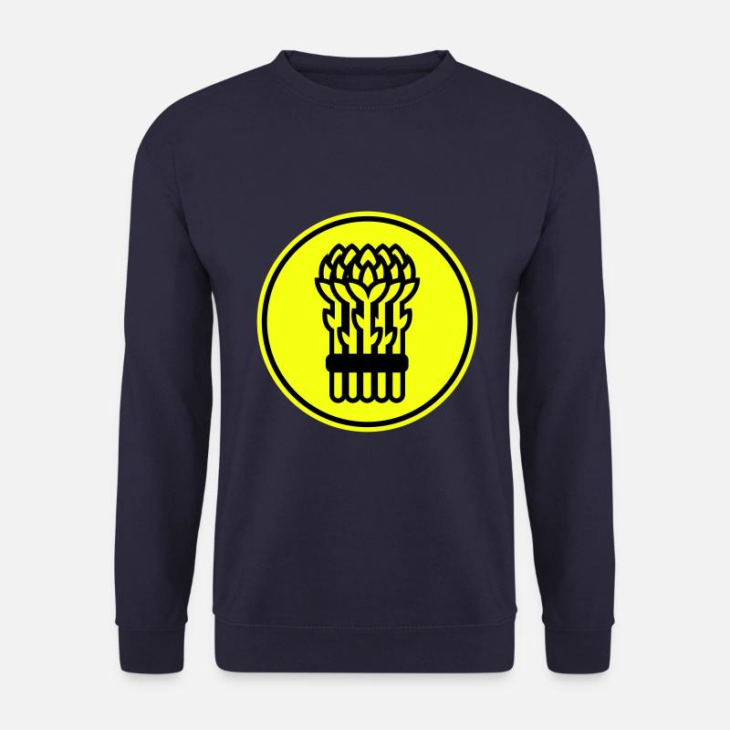 Spargel icon kreis - Unisex Pullover - Navy