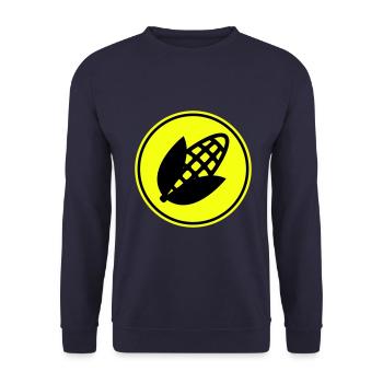 Symbole du maïs - Sweat-shirt Unisexe - marine - Devant - Alina (178cm) & Michal (187cm)
