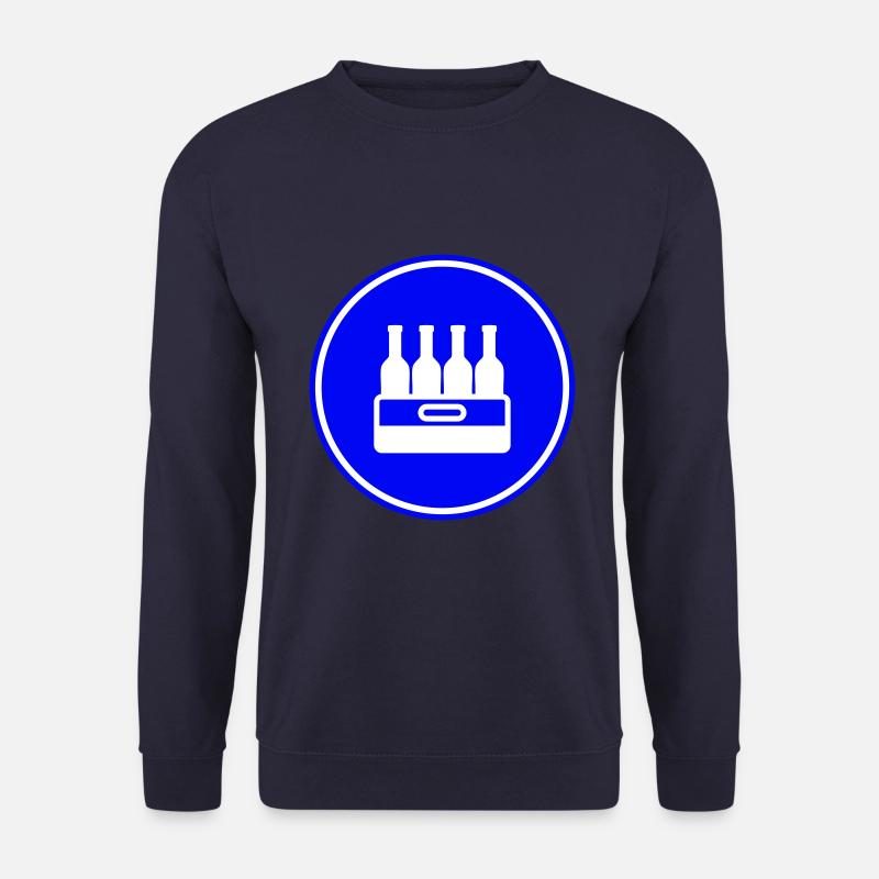 Bierflasche Kiste - Unisex Pullover - Navy