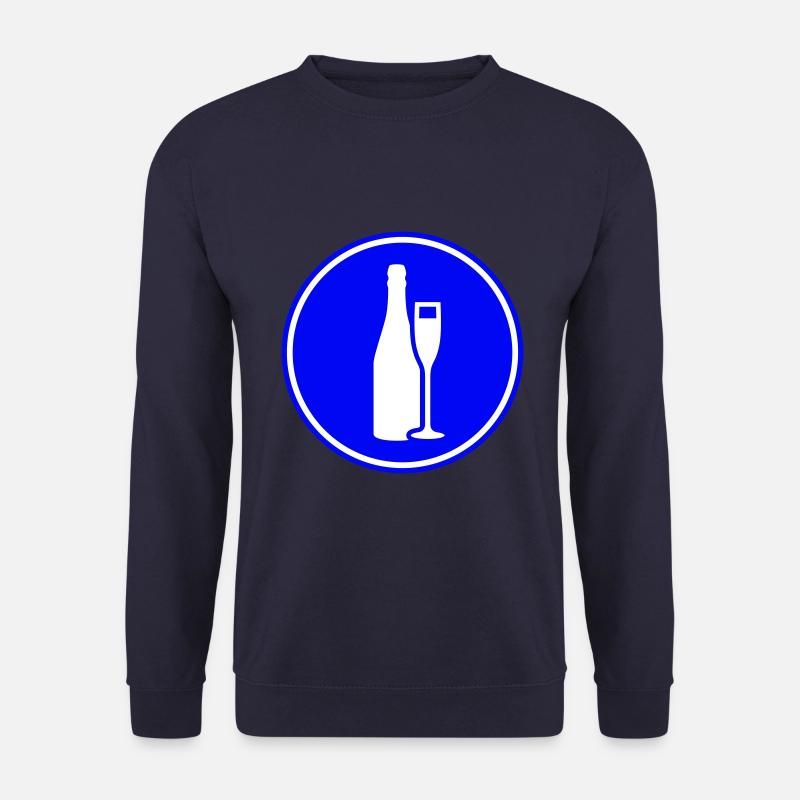 Rotwein Symbol - Unisex Pullover - Navy