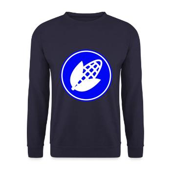 Symbole du maïs - Sweat-shirt Unisexe - marine - Devant - Alina (178cm) & Michal (187cm)