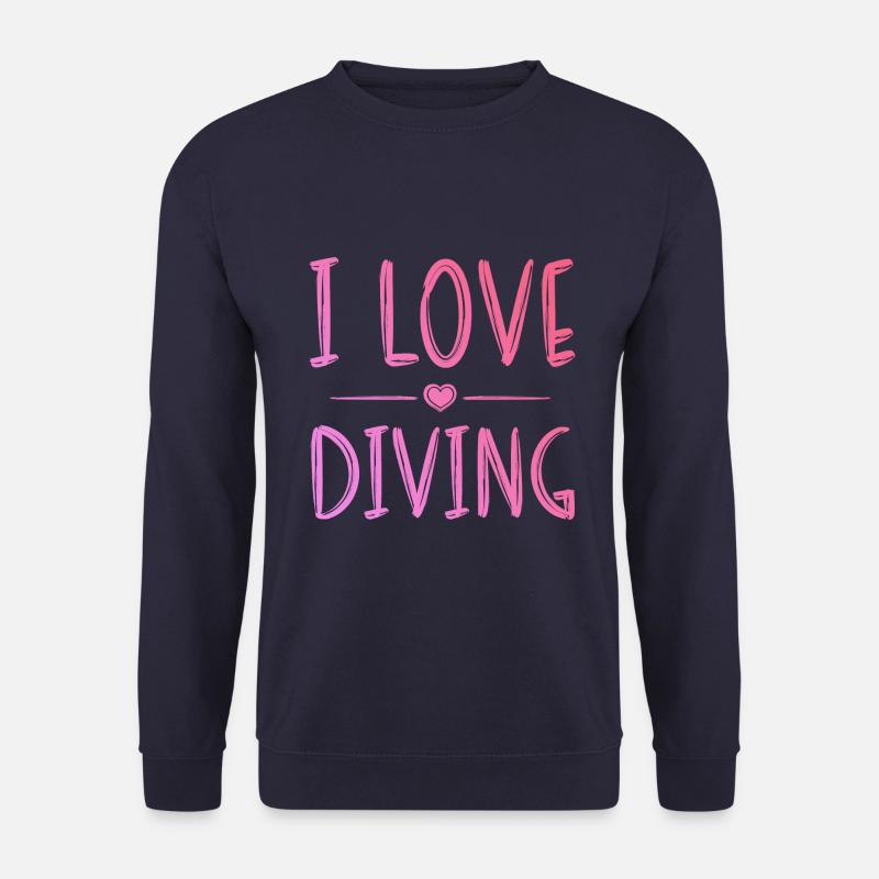 Ich liebe Tauchen - Unisex Pullover - Navy