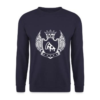 Armoiries de pizza - Sweat-shirt Unisexe - marine - Devant - Alina (178cm) & Michal (187cm)