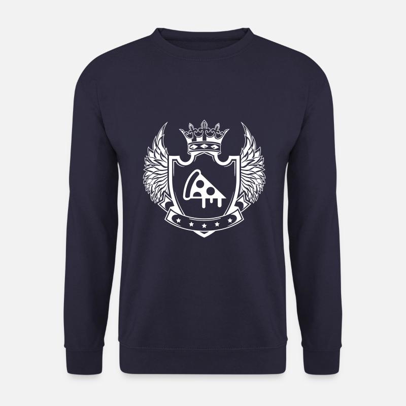 Pizza Wappen - Unisex Pullover - Navy