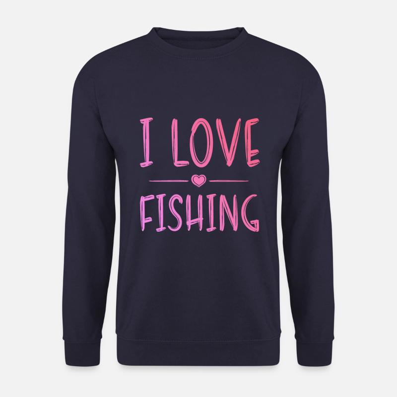 Ich Liebe Fischen - Unisex Pullover - Navy