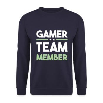Équipe de joueurs - Sweat-shirt Unisexe - marine - Devant - Alina (178cm) & Michal (187cm)