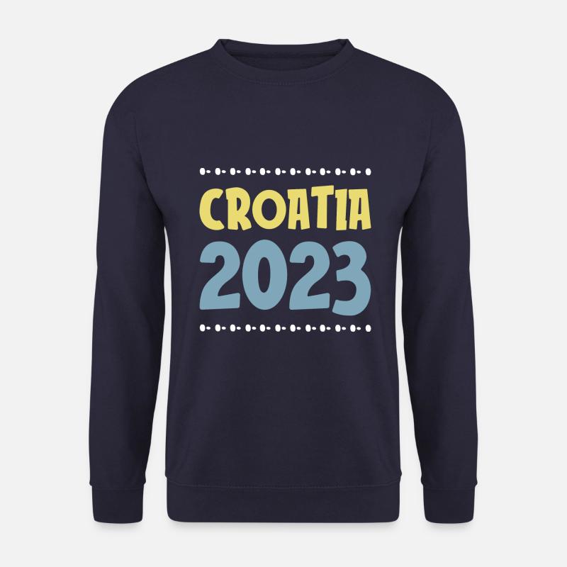 Croatia 2023 - Unisex Pullover - Navy