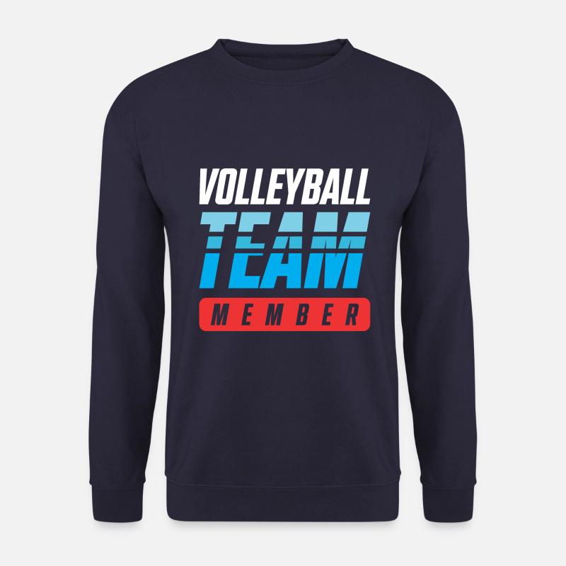 Volleyball Team - Unisex Pullover - Navy