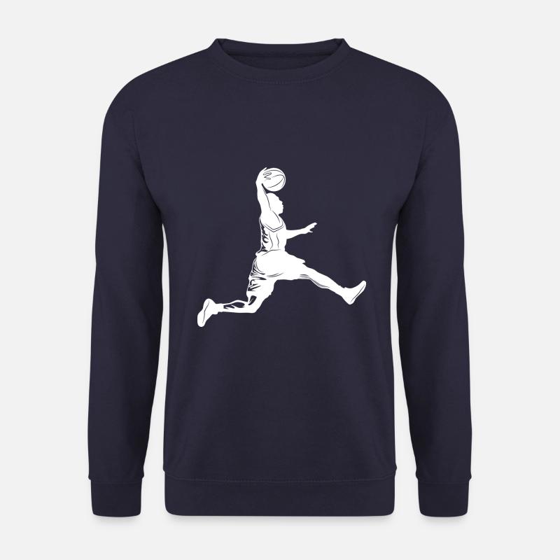 Silhouette de basket-ball - Sweat-shirt Unisexe - marine