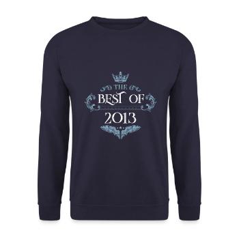 2013 best of - Unisex Pullover - Navy - Vorne - Alina (178cm) & Michal (187cm)