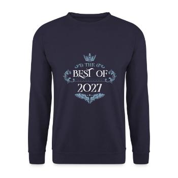 2027 best of - Sweat-shirt Unisexe - marine - Devant - Alina (178cm) & Michal (187cm)