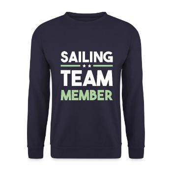 Équipe de voile - Sweat-shirt Unisexe - marine - Devant - Alina (178cm) & Michal (187cm)