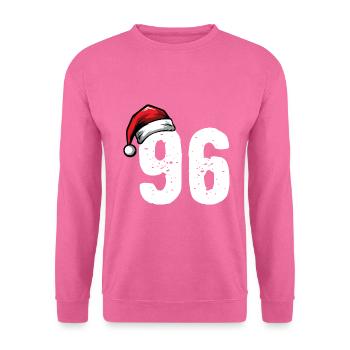 96 Numéro Noël - Sweat-shirt Unisexe - rose - Devant
