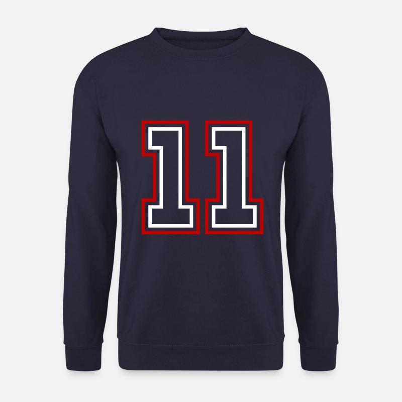 11 Zahl nummer - Unisex Pullover - Navy