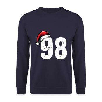 98 Numéro Noël - Sweat-shirt Unisexe - marine - Devant - Alina (178cm) & Michal (187cm)
