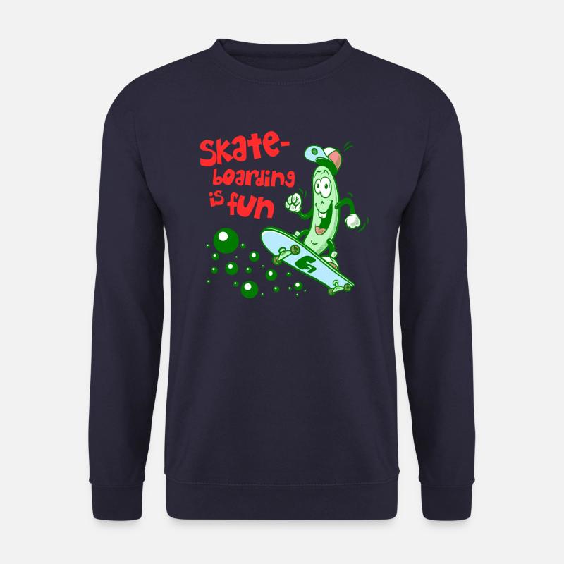 Skateboarding is fun - Unisex Pullover - Navy