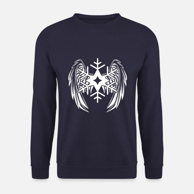 snowflake wings - Unisex Sweatshirt - navy