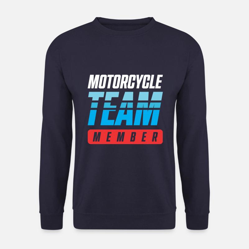 Motorcycle Team - Unisex Pullover - Navy