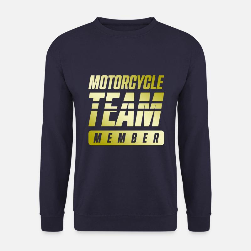 Motorcycle Team - Unisex Sweatshirt - navy
