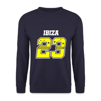 Ibiza 23 - Unisex Sweatshirt - navy - Front - Alina (178cm) & Michal (187cm)