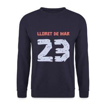 Lloret De Mar 23 Trikot 2023 - Unisex Pullover - Navy - Vorne - Alina (178cm) & Michal (187cm)