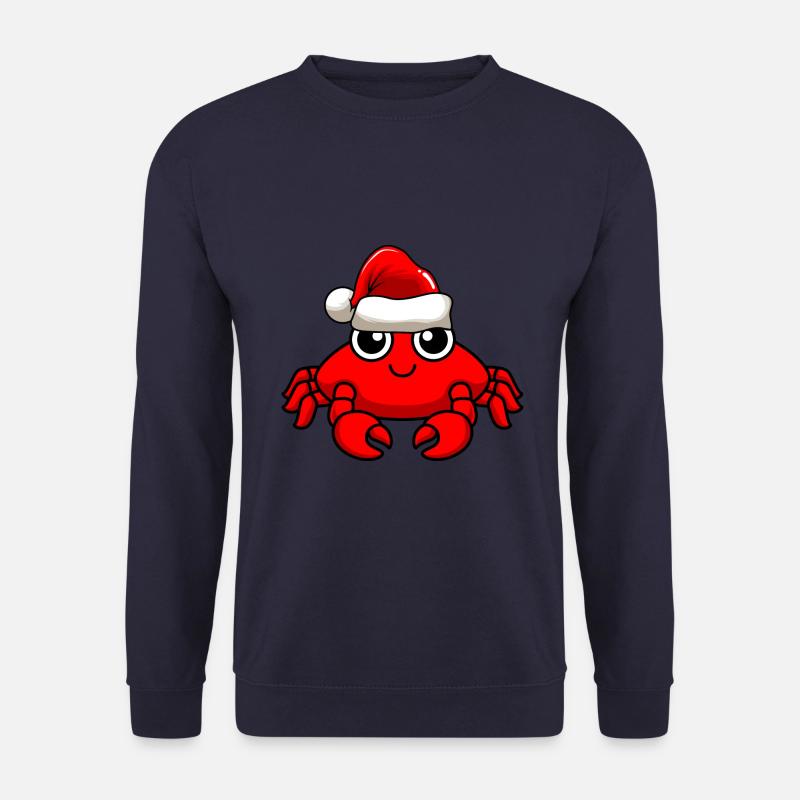 Crab Comic Christmas - Unisex Sweatshirt - navy