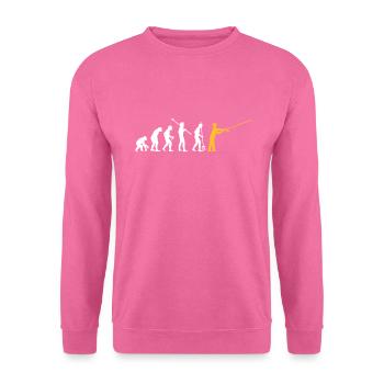 Choix de couleur libre de Fishing Evolution lors de l'impression - Sweat-shirt Unisexe - rose - Devant