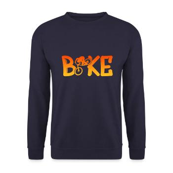 Biken - Unisex Pullover - Navy - Vorne - Alina (178cm) & Michal (187cm)