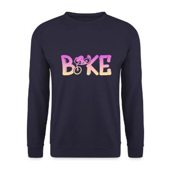 Biken - Unisex Pullover - Navy - Vorne - Alina (178cm) & Michal (187cm)