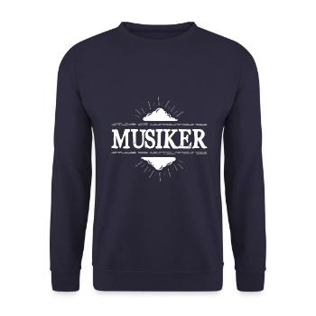 Musiker Beruf - Unisex Pullover - Navy - Vorne - Alina (178cm) & Michal (187cm)