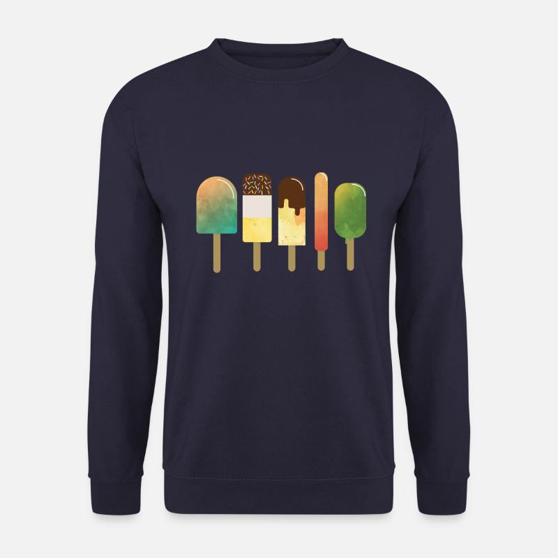 Eiscreme, Eiskrem - Unisex Pullover - Navy