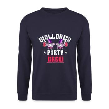 Mallorca Party Crew - Unisex Pullover - Navy - Vorne - Alina (178cm) & Michal (187cm)