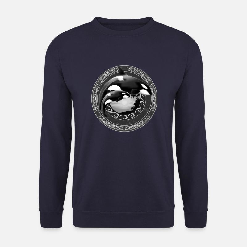 Orca Killerwal - Unisex Pullover - Navy