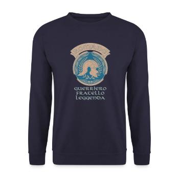 SPQR Légionnaire romain - Sweat-shirt Unisexe - marine - Devant - Alina (178cm) & Michal (187cm)