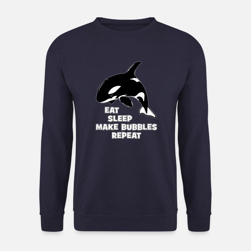 Sweet Orca Killer Whale - Unisex Sweatshirt - navy