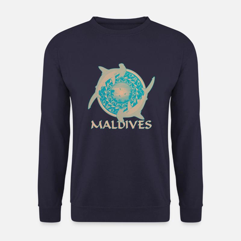 Malediven Hammerhaie - Unisex Pullover - Navy