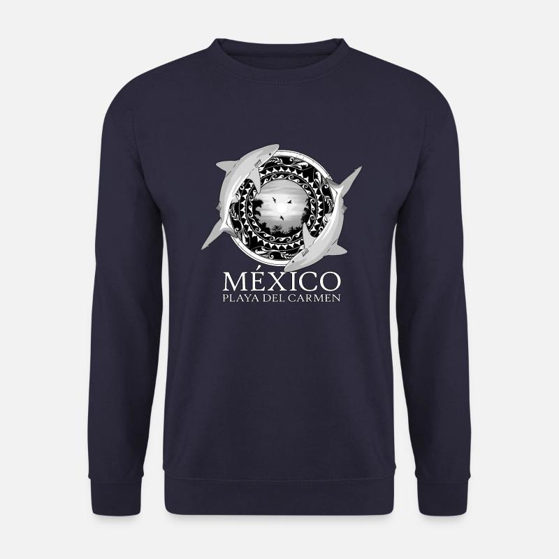 Karibischer Riffhai Playa del Carmen - Unisex Pullover - Navy