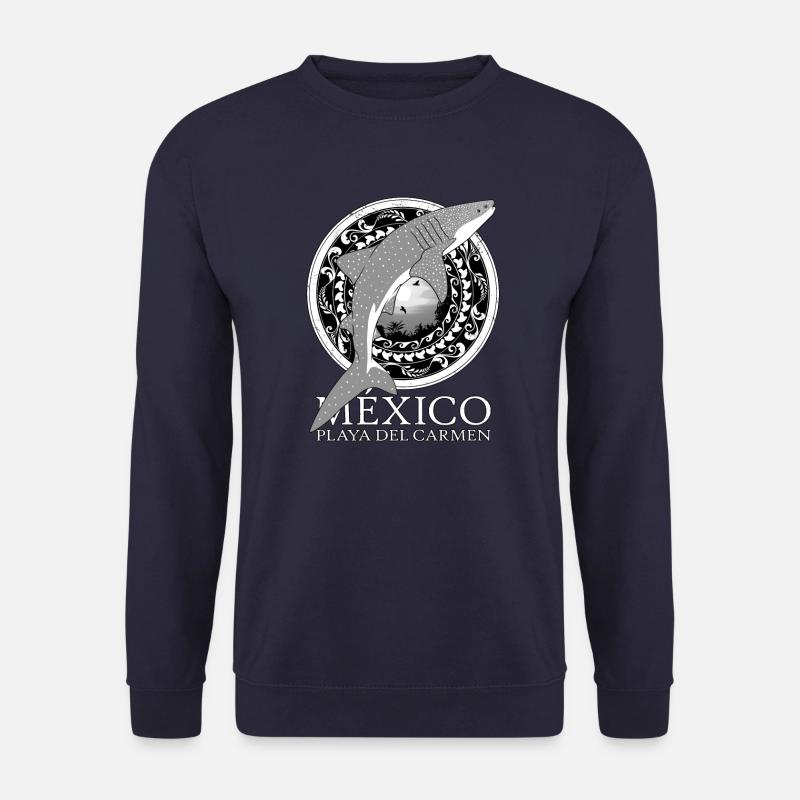 Playa del Carmen Whale Shark - Unisex Sweatshirt - navy