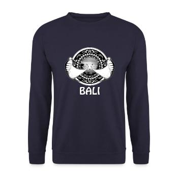 Raies manta Bali Indonésie - Sweat-shirt Unisexe - marine - Devant - Alina (178cm) & Michal (187cm)